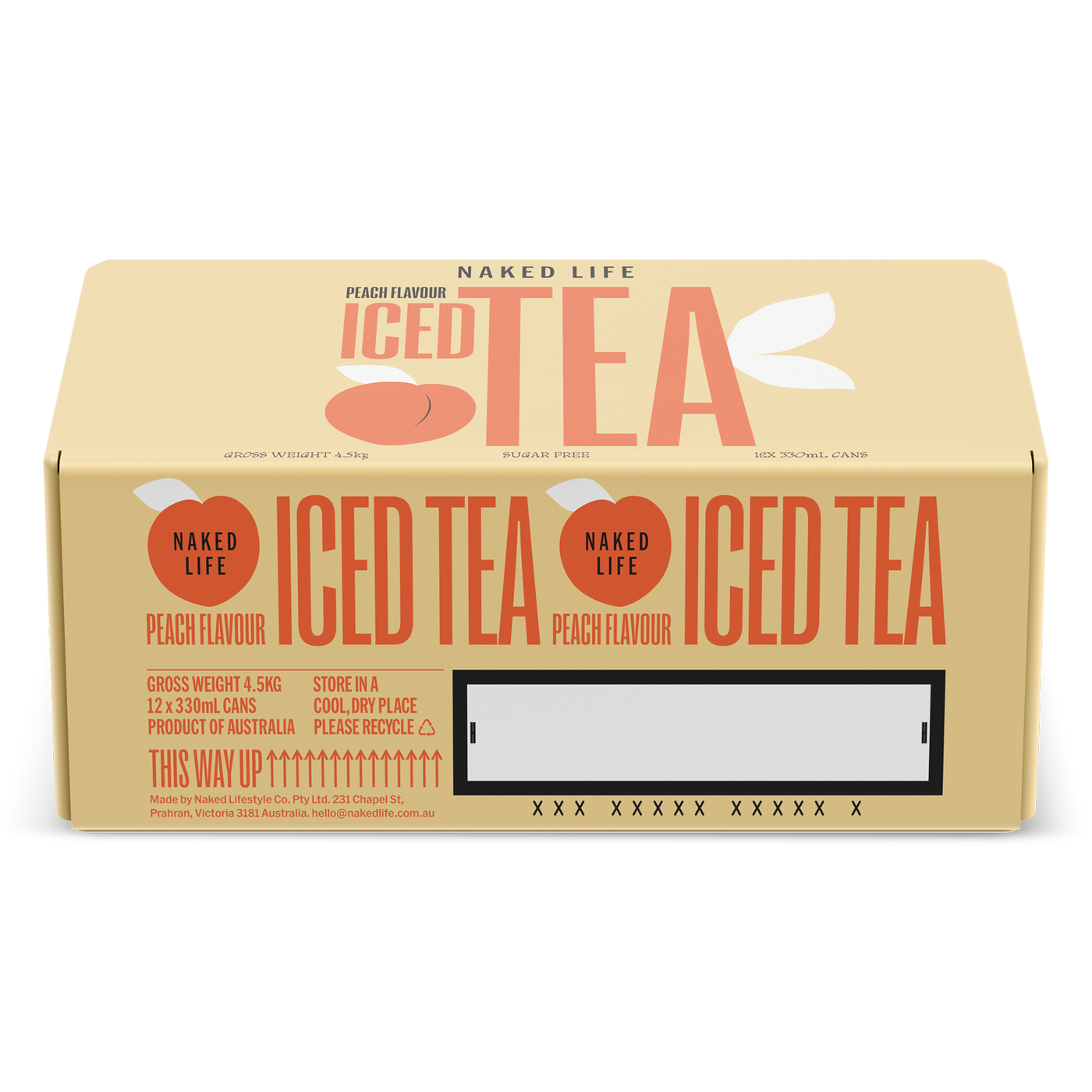 Sugar Free Peach Iced Tea 12 x 330ml Cans