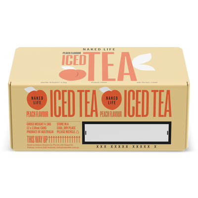 Sugar Free Peach Iced Tea 12 x 330ml Cans