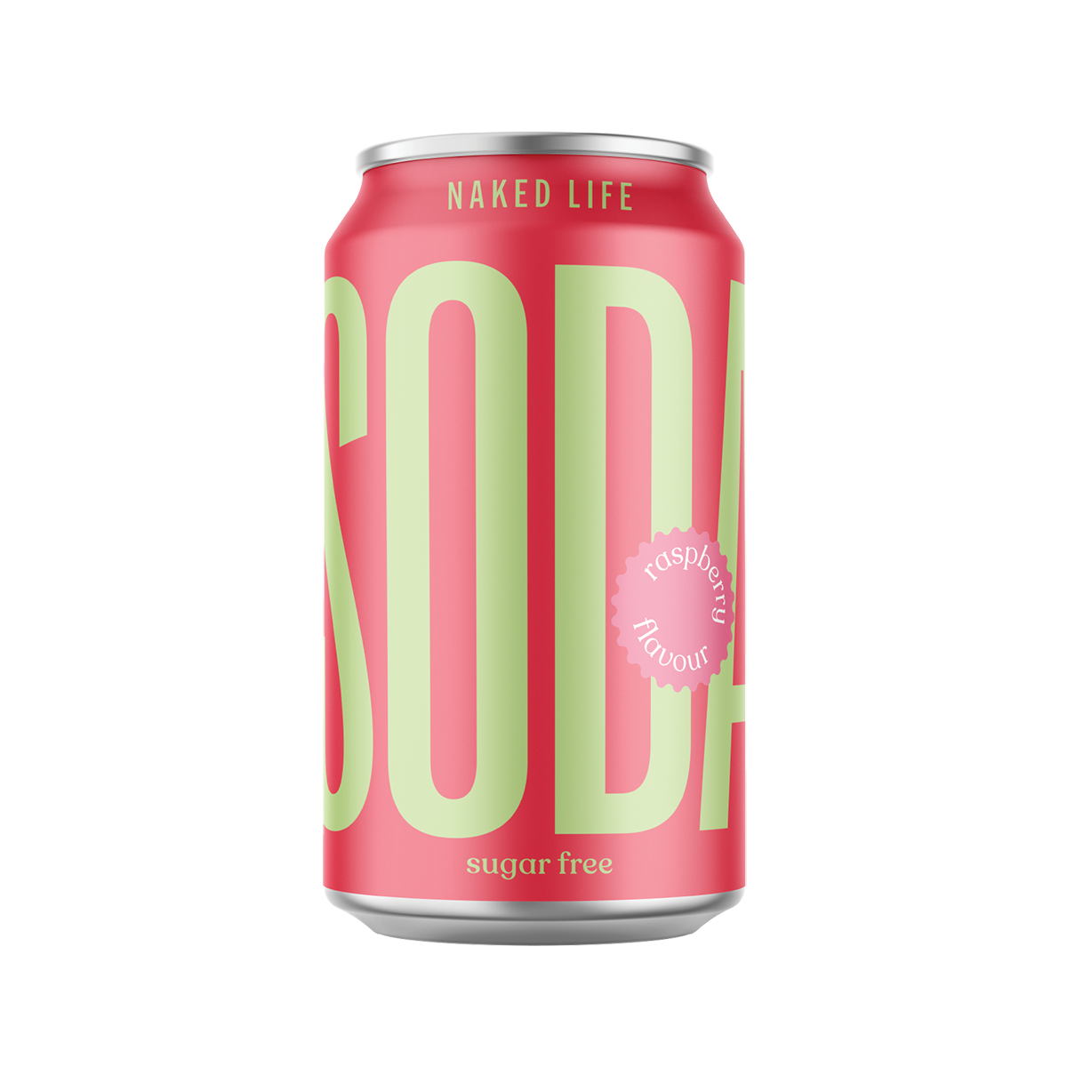 Sugar Free Raspberry Soda 12 x 330ml Cans