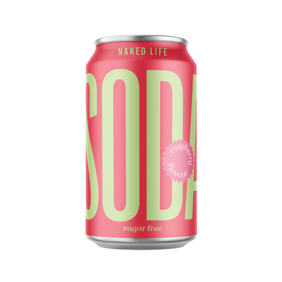 Sugar Free Raspberry Soda 12 x 330ml Cans