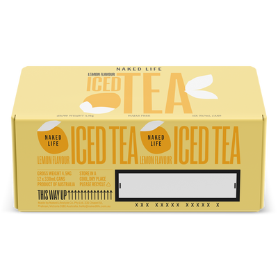 Sugar Free Lemon Iced Tea 12 x 330ml Cans