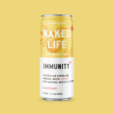 Immunity - Grapefruit Sparkling Nootropics 12 Pack